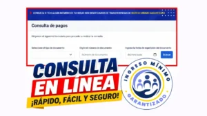 consultar si es beneficiario del Ingreso Mínimo Garantizado