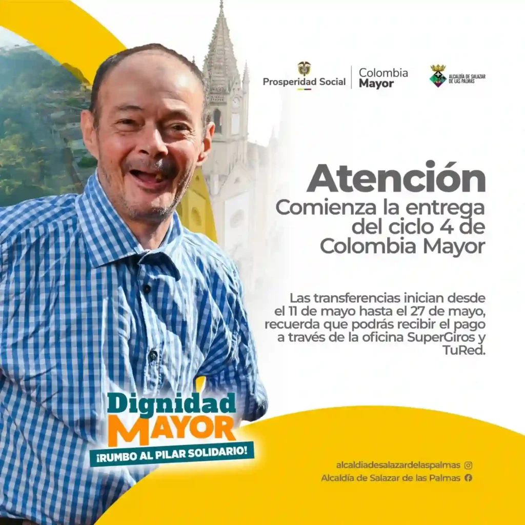 beneficiarios Colombia Mayor ciclo 4 2026
