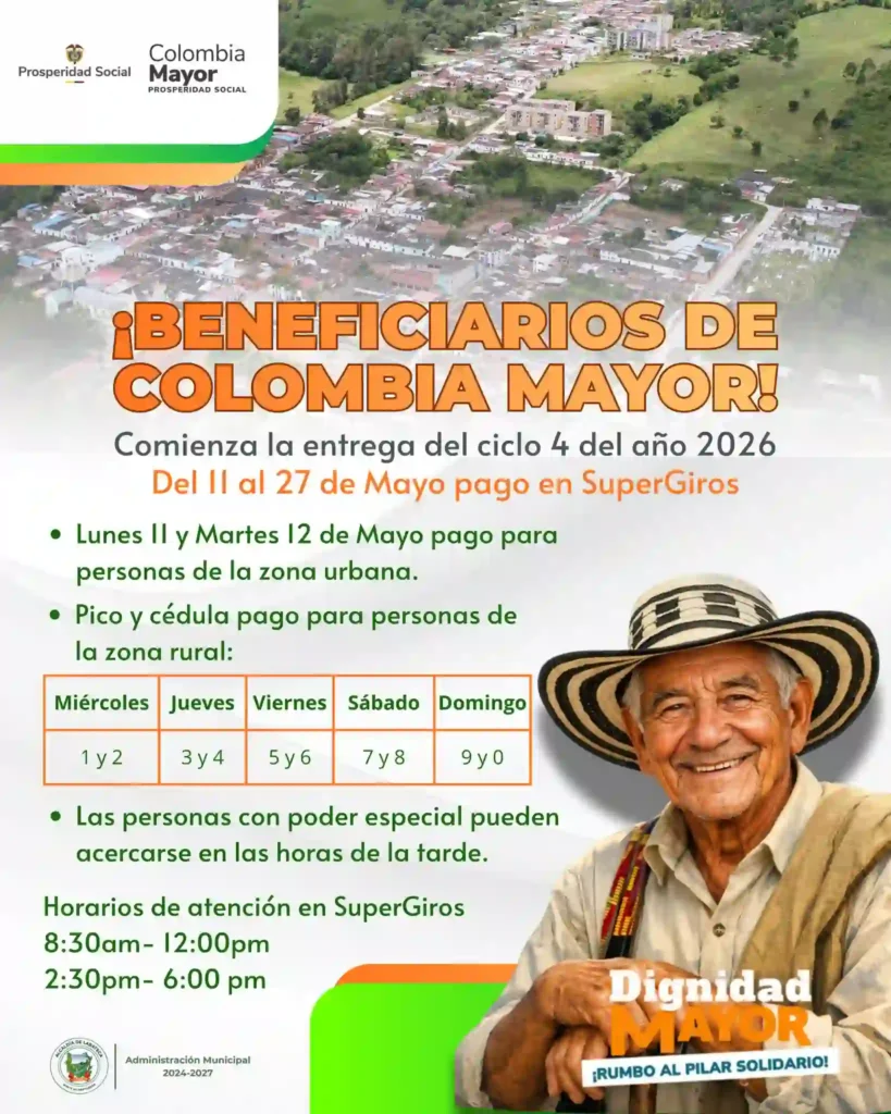 pico y cedula Colombia Mayor