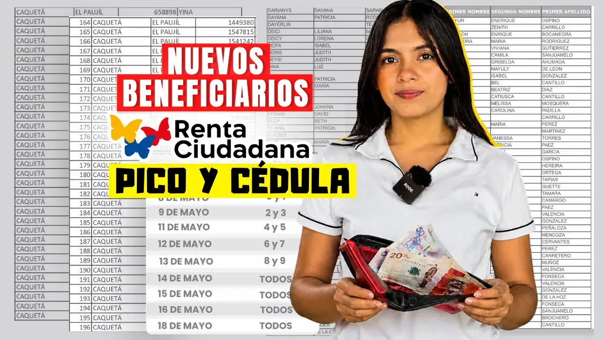 pico y cédula de Renta Ciudadana