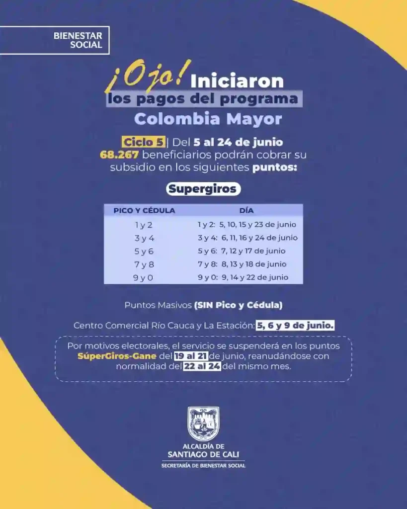 SANTIAGO DE CALI COLOMBIA MAYOR
