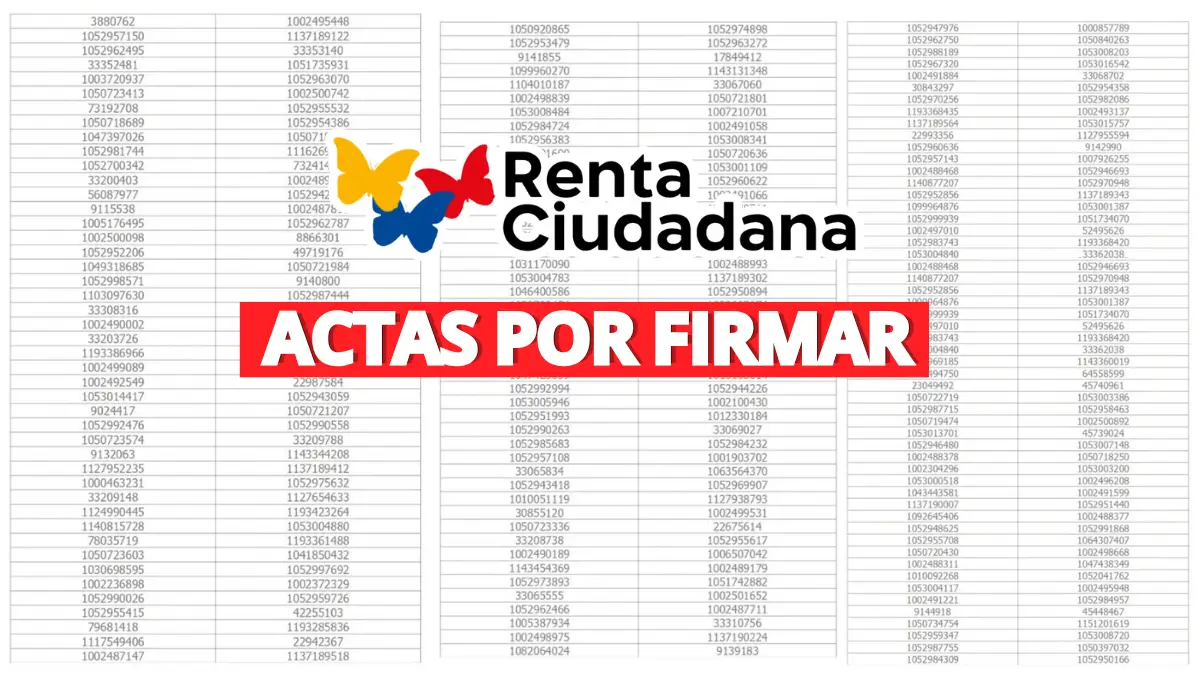 Acta de Renta Ciudadana