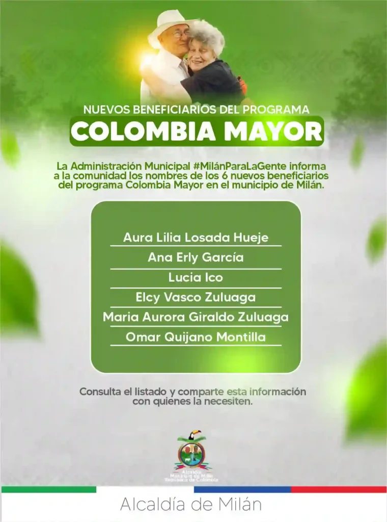 nuevos beneficiarios Caqueta