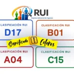 Significado real de los colores en el puntaje del RUI.