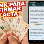 firma del Acta de Compromiso y Corresponsabilidad de Renta Ciudadana