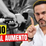 Cifra del nuevo aumento en el precio de la gasolina.